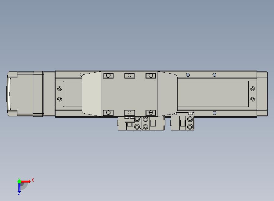 GTH4-L#-50-BM-M05-C3 GTH4内嵌式螺杆滑台 电机后折 TOYO模组