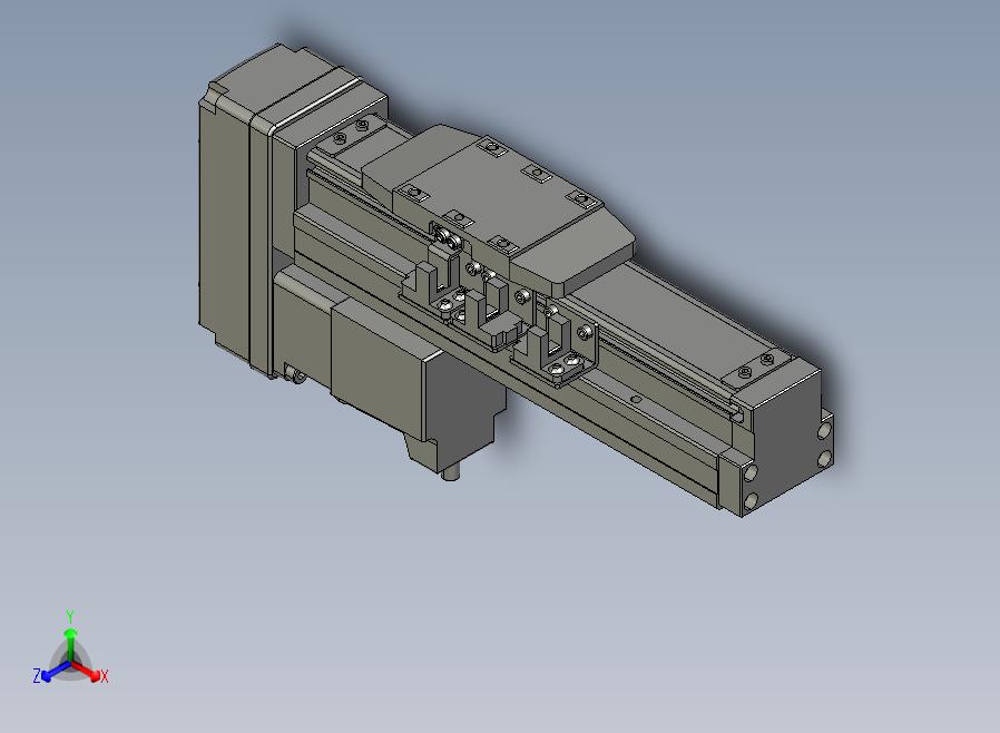 GTH4-L#-50-BM-M05-C3 GTH4内嵌式螺杆滑台 电机后折 TOYO模组