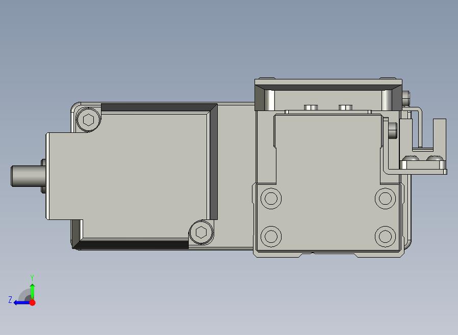 GTH4-L#-100-BL-M05-C3 GTH4内嵌式螺杆滑台 电机左折 Toyo直线模组