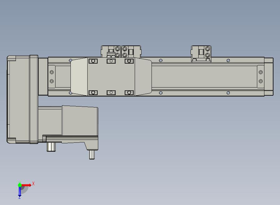 GTH4-L#-100-BL-M05-C3 GTH4内嵌式螺杆滑台 电机左折 Toyo直线模组