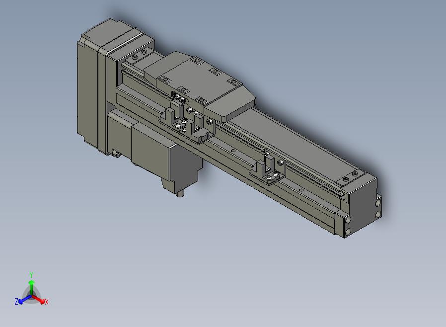 GTH4-L#-100-BM-M05-C3 GTH4内嵌式螺杆滑台 电机后折 TOYO模组