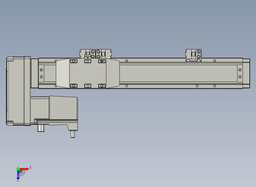 GTH4-L#-150-BL-M05-C3 GTH4内嵌式螺杆滑台 电机左折 Toyo直线模组