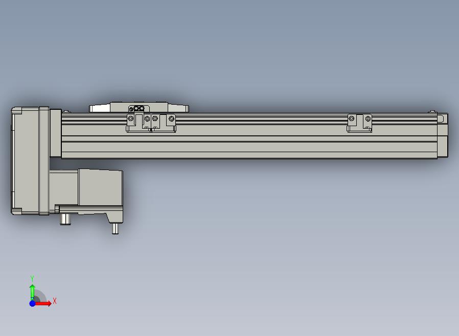 GTH4-L#-200-BM-M05-C3 GTH4内嵌式螺杆滑台 电机后折 TOYO模组