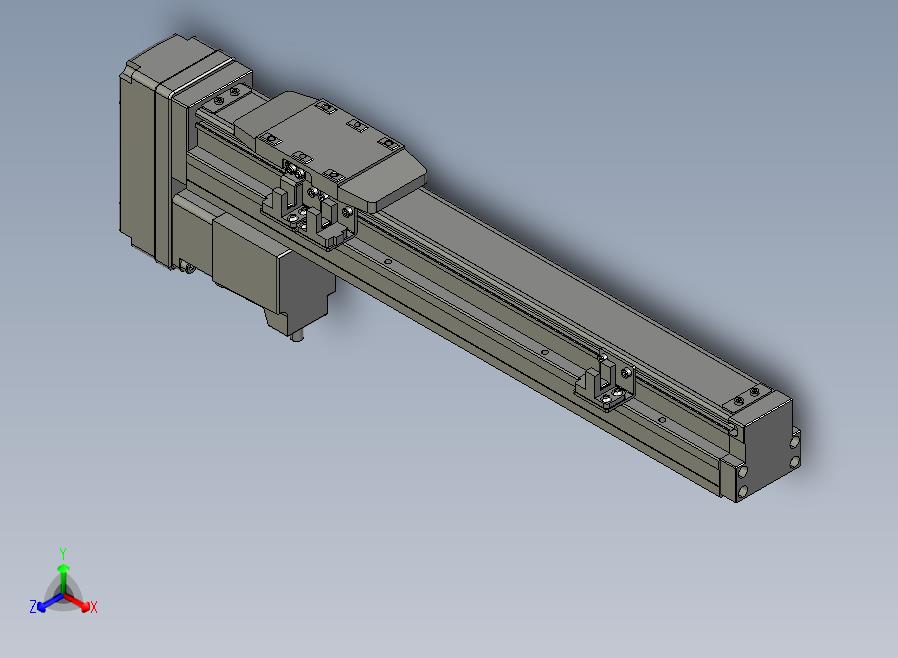 GTH4-L#-200-BM-M05-C3 GTH4内嵌式螺杆滑台 电机后折 TOYO模组