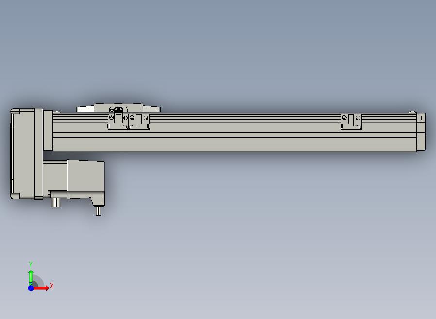 GTH4-L#-250-BM-M05-C3 GTH4内嵌式螺杆滑台 电机后折 TOYO模组