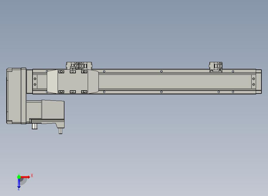 GTH4-L#-250-BL-M05-C3 GTH4内嵌式螺杆滑台 电机左折 Toyo直线模组