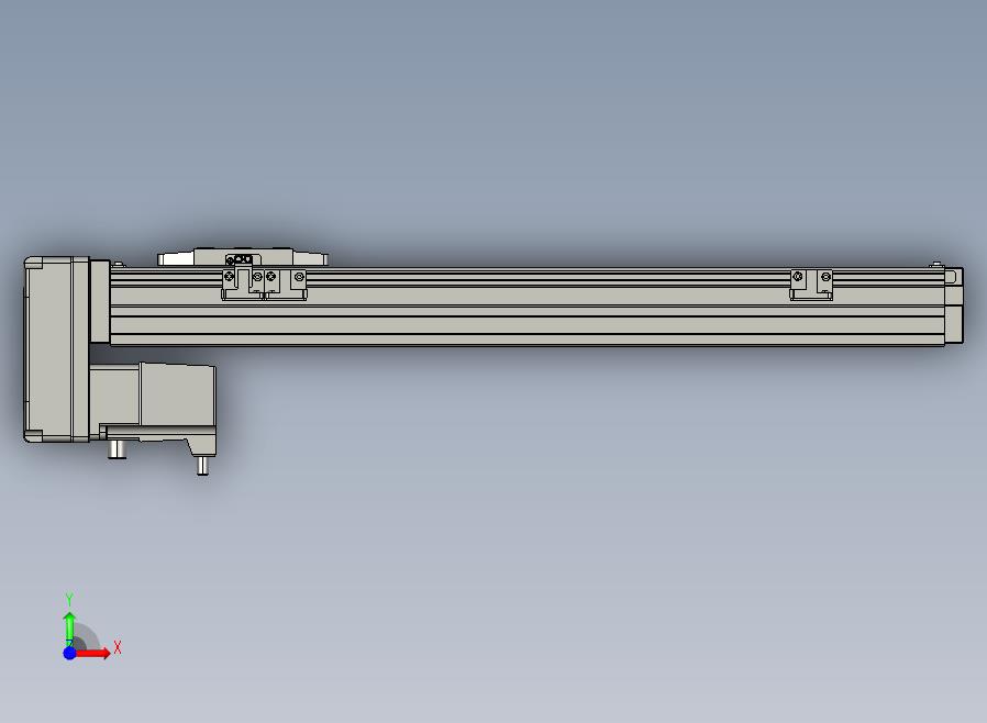 GTH4-L#-300-BM-M05-C3 GTH4内嵌式螺杆滑台 电机后折 TOYO模组