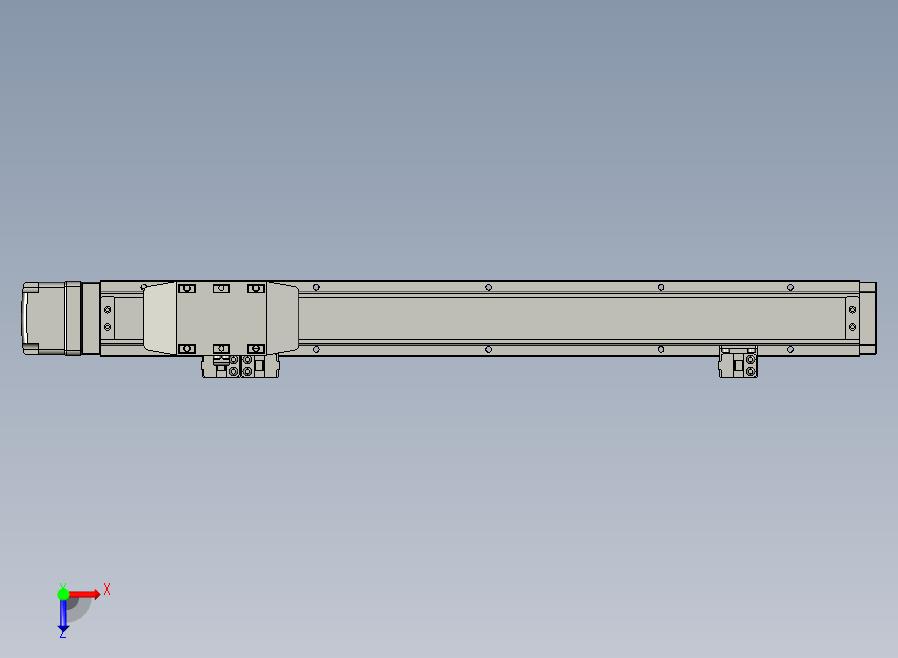 GTH4-L#-300-BM-M05-C3 GTH4内嵌式螺杆滑台 电机后折 TOYO模组