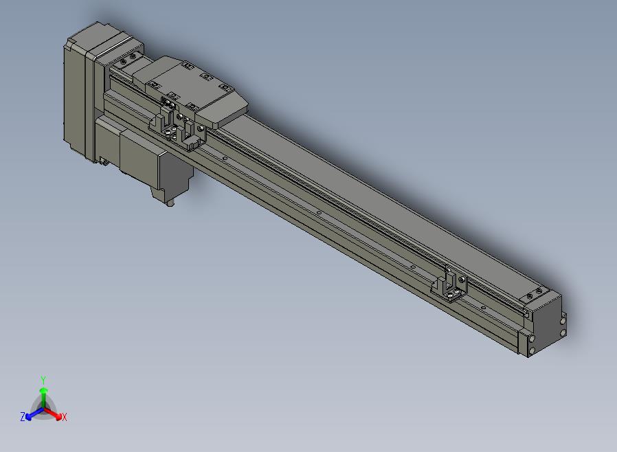 GTH4-L#-300-BM-M05-C3 GTH4内嵌式螺杆滑台 电机后折 TOYO模组