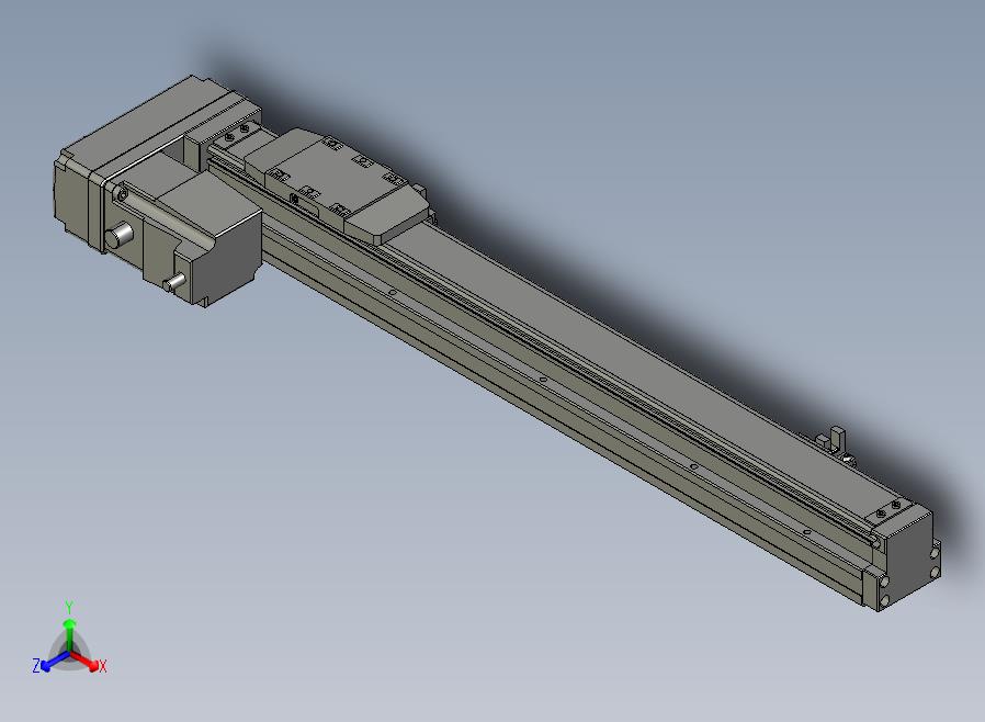 GTH4-L#-300-BL-M05-C3 GTH4内嵌式螺杆滑台 电机左折 Toyo直线模组