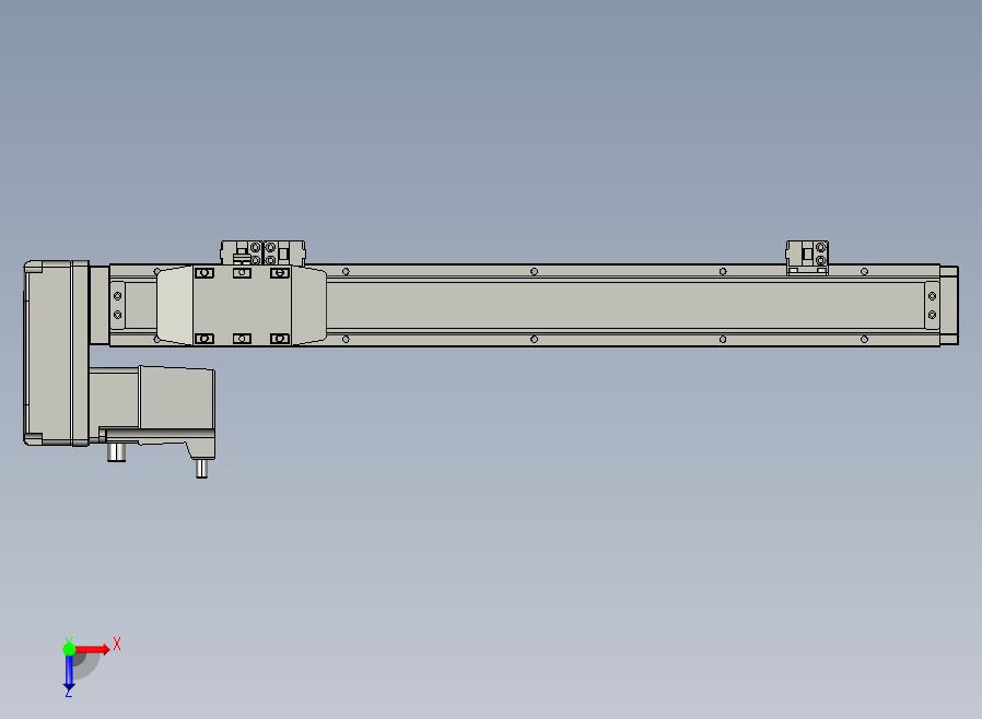 GTH4-L#-300-BL-M05-C3 GTH4内嵌式螺杆滑台 电机左折 Toyo直线模组