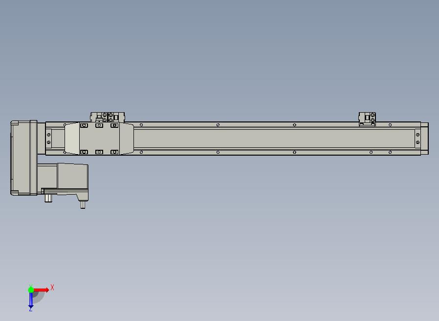 GTH4-L#-350-BL-M05-C3 GTH4内嵌式螺杆滑台 电机左折 Toyo直线模组