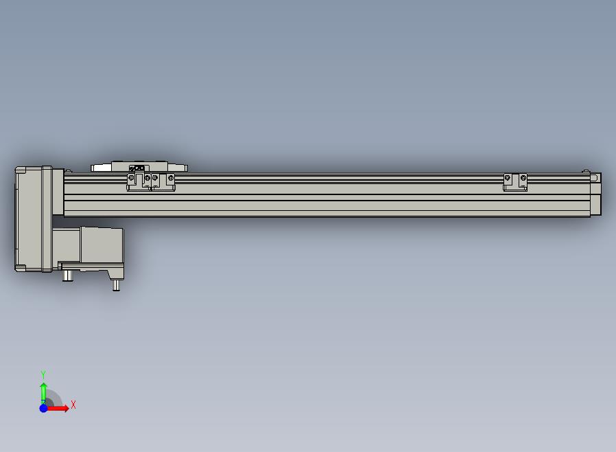 GTH4-L#-350-BM-M05-C3 GTH4内嵌式螺杆滑台 电机后折 TOYO模组