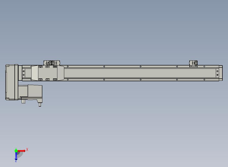 GTH4-L#-400-BL-M05-C3 GTH4内嵌式螺杆滑台 电机左折 Toyo直线模组