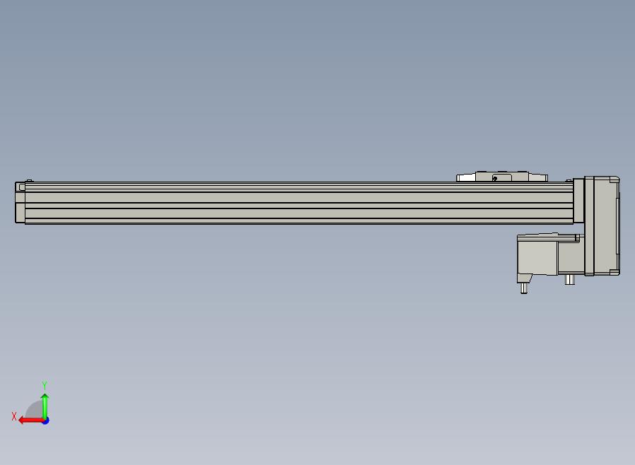 GTH4-L#-400-BM-M05-C3 GTH4内嵌式螺杆滑台 电机后折 TOYO模组