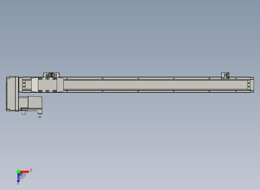 GTH4-L#-500-BL-M05-C3 GTH4内嵌式螺杆滑台 电机左折 Toyo直线模组