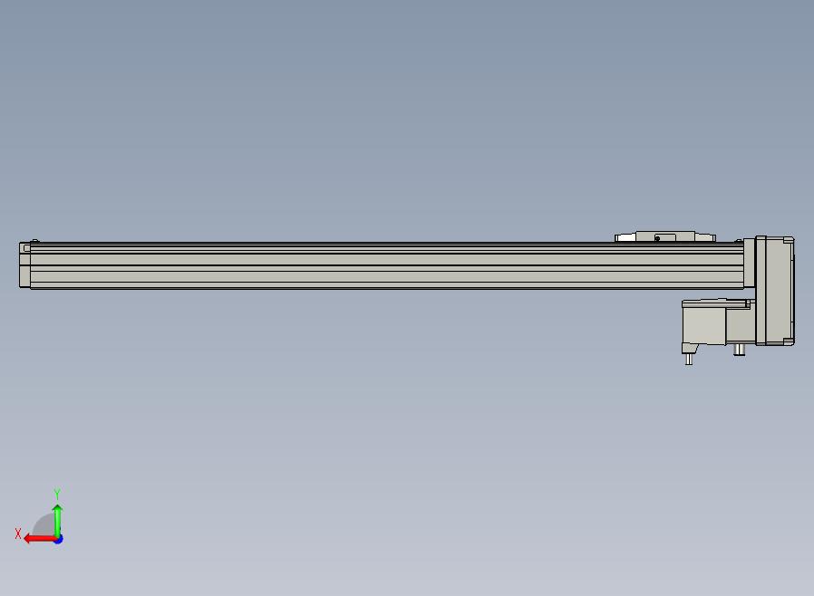 GTH4-L#-500-BM-M05-C3 GTH4内嵌式螺杆滑台 电机后折 TOYO模组