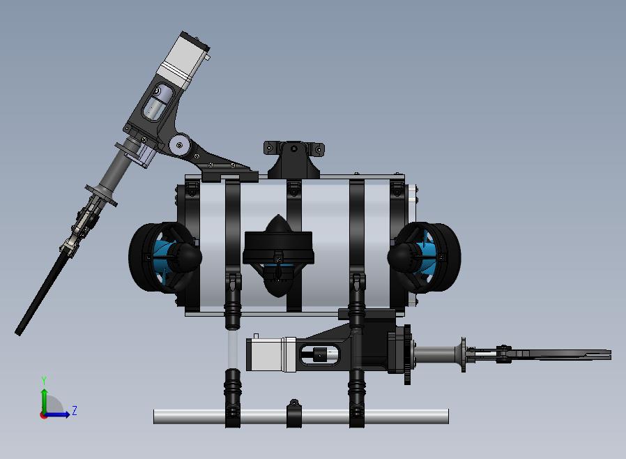 Crush+Depth+ROV极限下潜遥控潜水器(带机械臂)3D图纸+Solidworks设计