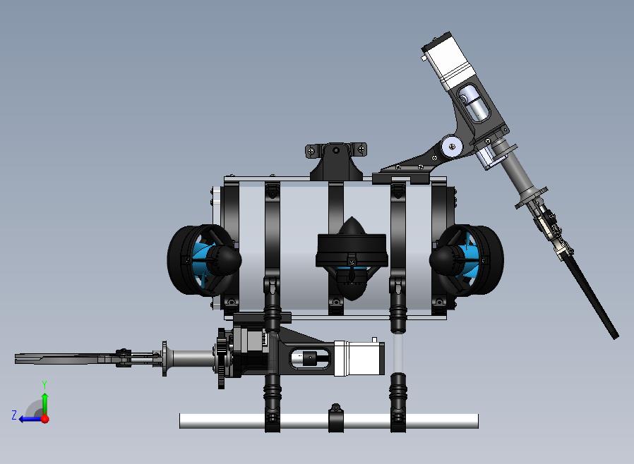 Crush+Depth+ROV极限下潜遥控潜水器(带机械臂)3D图纸+Solidworks设计