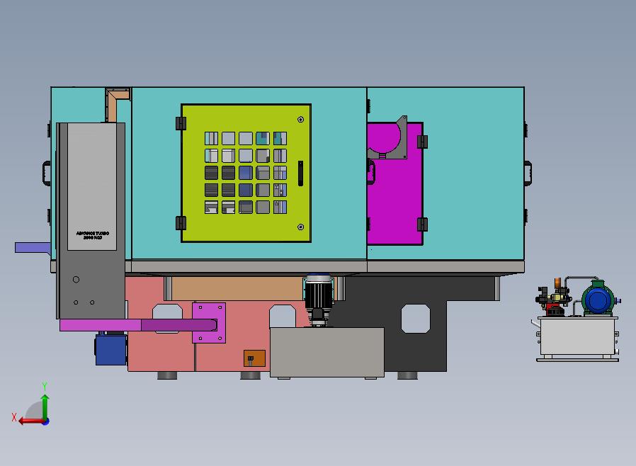 IRT 500数控加工中心3D数模图纸 Solidworks设计