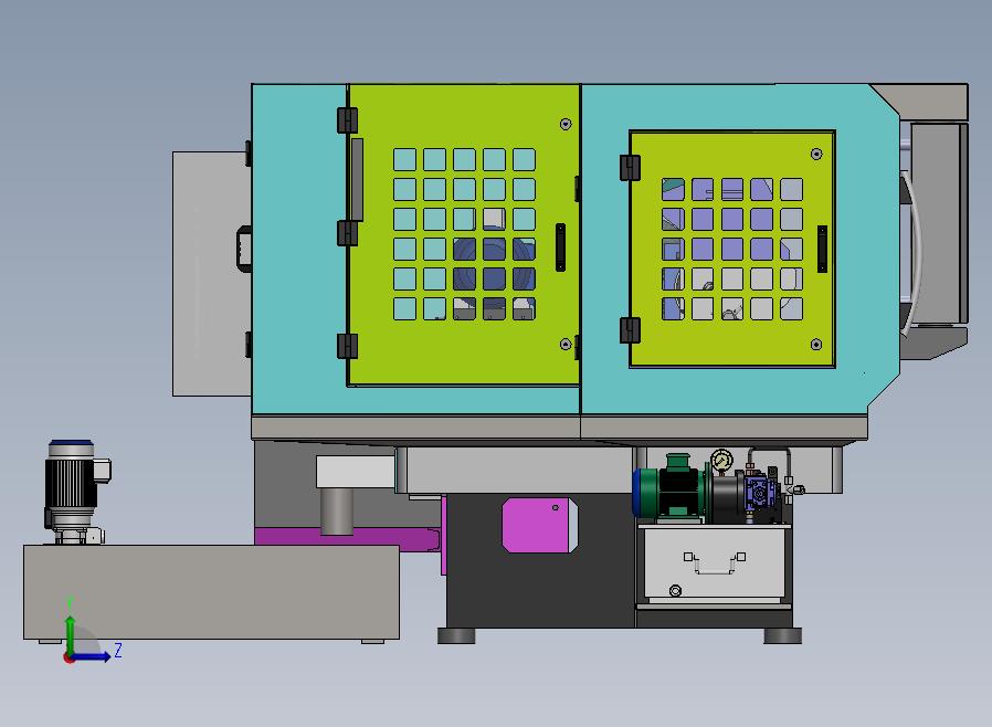 IRT 500数控加工中心3D数模图纸 Solidworks设计