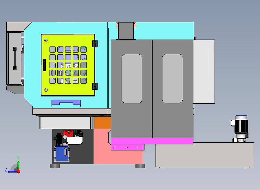 IRT 500数控加工中心3D数模图纸 Solidworks设计