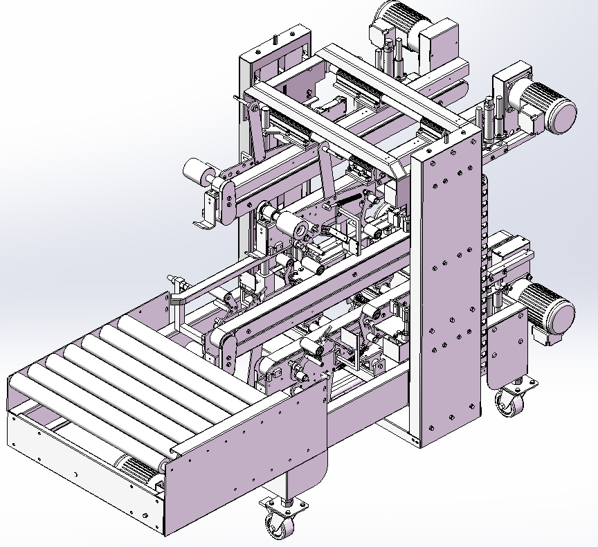 家具包装线3D数模图纸 x_t格式