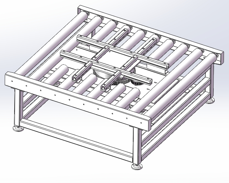 家具包装线3D数模图纸 x_t格式