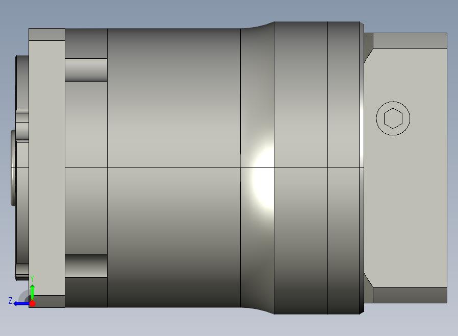 HFK060精密行星减速机[HFK60-K10双级模型(14-30 50-3 4-4.5-70)]