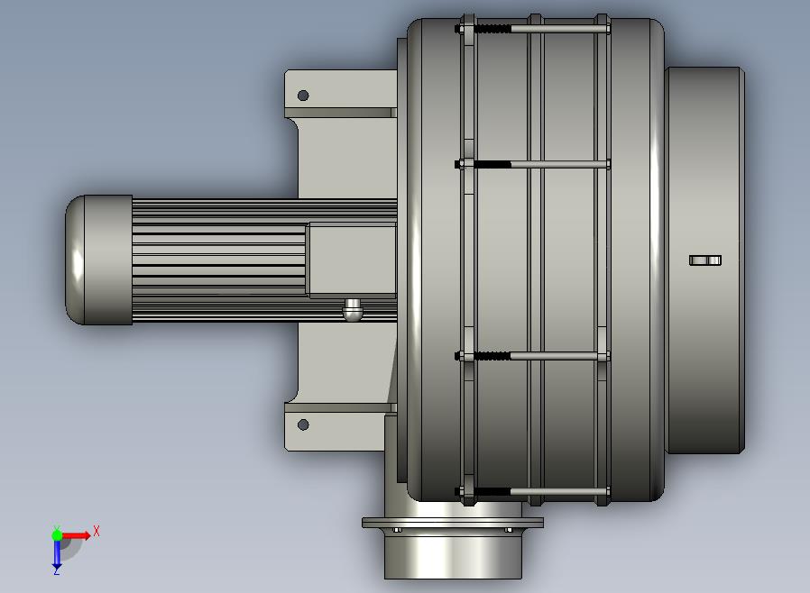 HTB125-7047.5HP4-stage透浦多段式鼓风机[HTB125-7047.5HP4-stage]