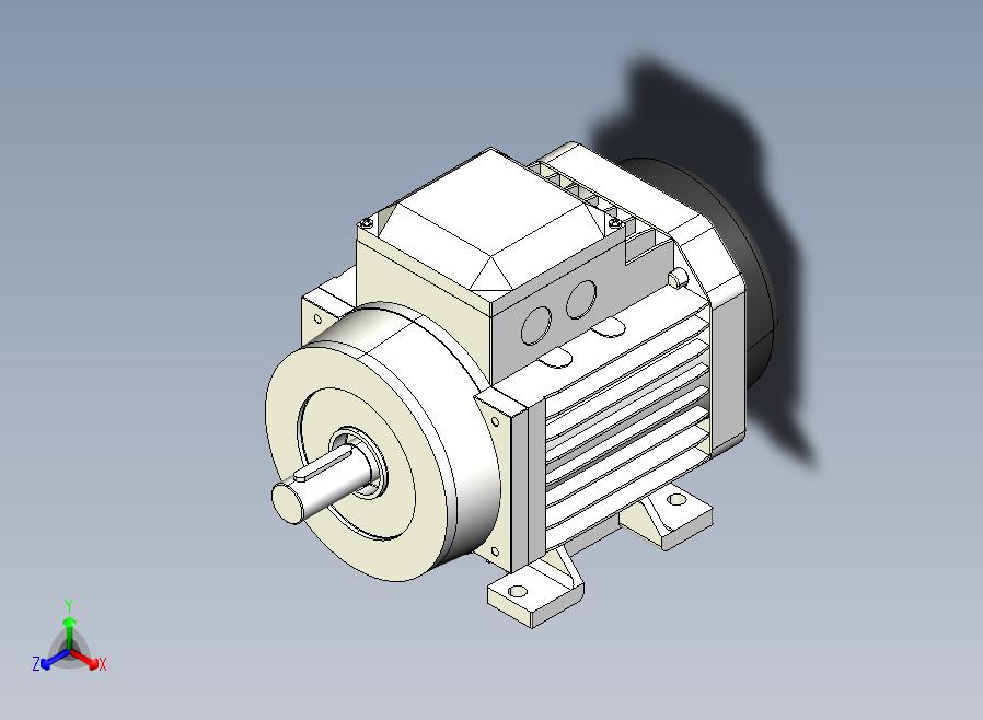 IM B3 H80-180(YE2、YE3)通用电机[YE2-100L1-4-B3]