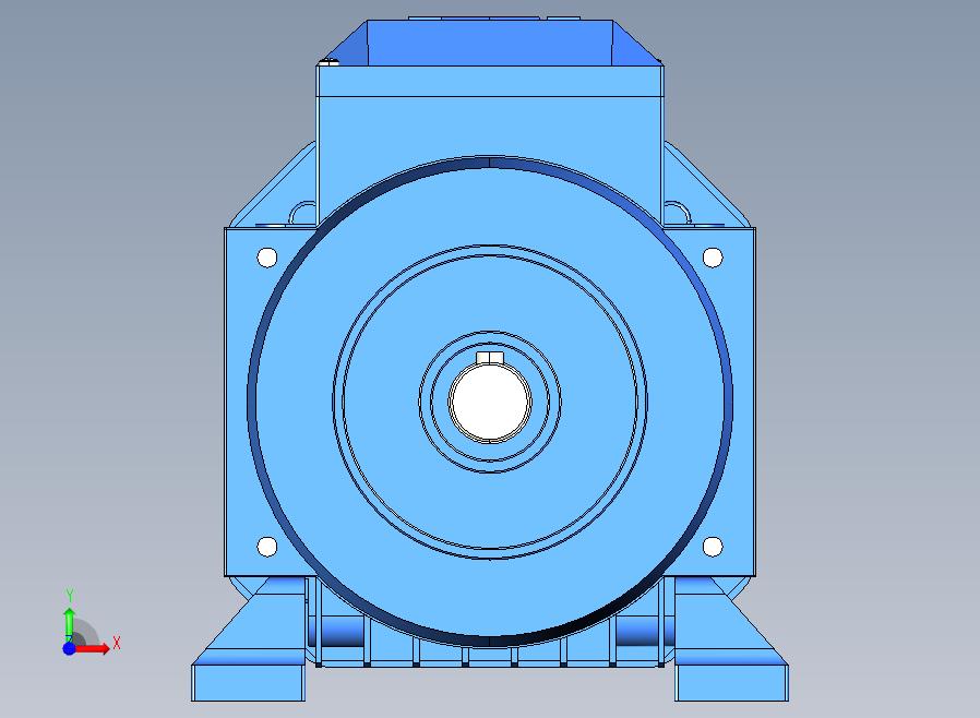 IM B3 H80-180(YE2、YE3)通用电机[YE2-90L-4-B3] (2)