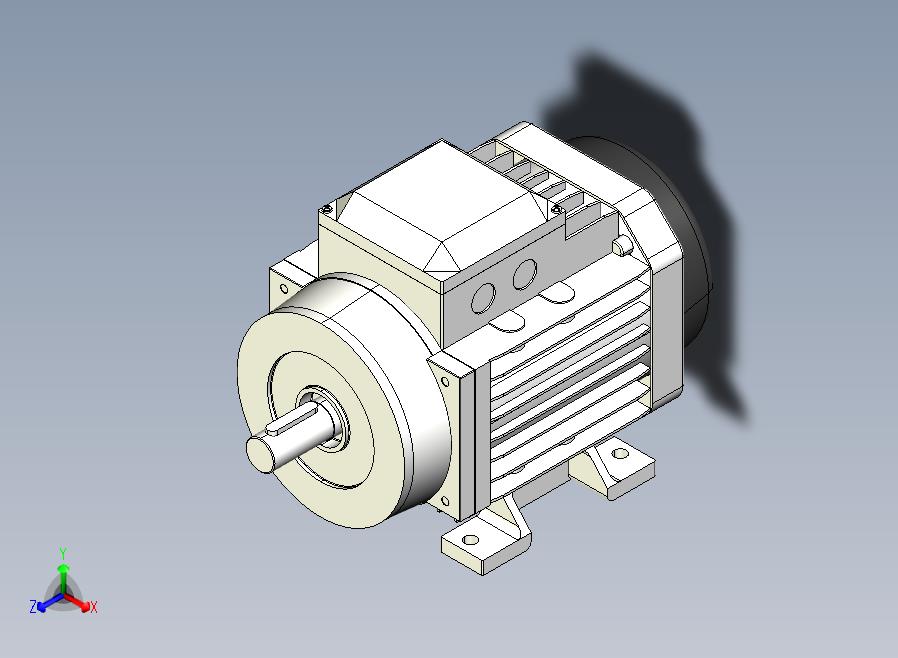 IM B3 H80-180(YE2、YE3)通用电机[YE2-90L-2-B3]