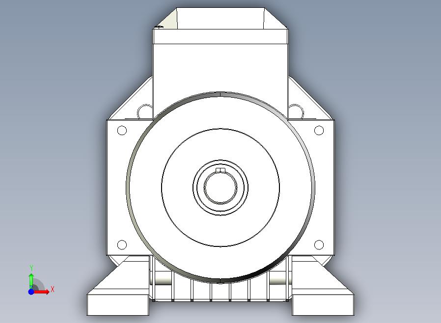 IM B3 H80-180(YE2、YE3)通用电机[YE2-112M-4-B3]