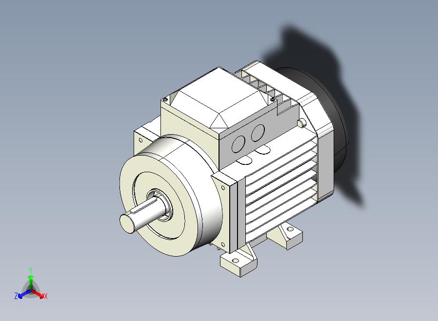 IM B3 H80-180(YE2、YE3)通用电机[YE2-132S-4-B3]