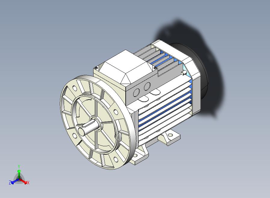 IM B35 H80-180(YE2、YE3)通用电机[YE3-80M2-4-B35]