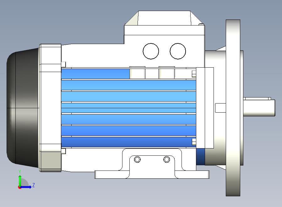 IM B35 H80-180(YE2、YE3)通用电机[YE3-80M2-4-B35]