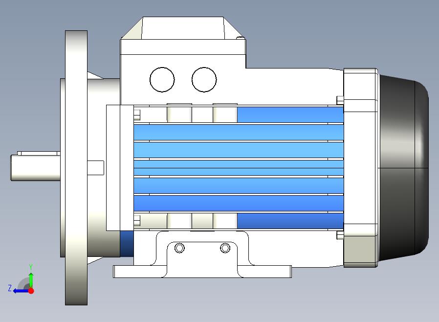 IM B35 H80-180(YE2、YE3)通用电机[YE3-80M2-4-B35]