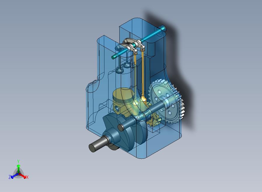 Motor+Compressor马达压缩结构3D图纸+STP格式