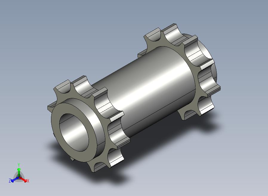 JI YS100-3-10DT-R18-76.2-C1 YS100-3机加工被动轮（76.2宽度专用）