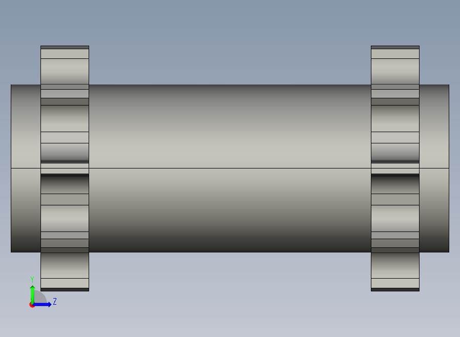 JI YS100-3-10DT-R18-76.2-C1 YS100-3机加工被动轮（76.2宽度专用）