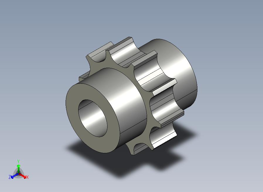 JI YS100-3-10T-R15-76.2-C1 YS100-3机加工被动轮（76.2宽度专用）