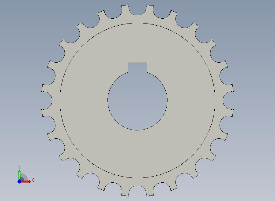 JS YS90-1-24DT-R25-C1机加工主动轮