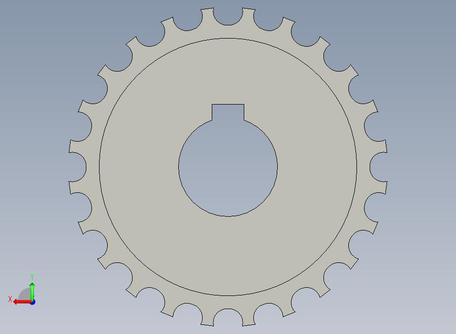 JS YS90-1-24DT-R25-C1机加工主动轮