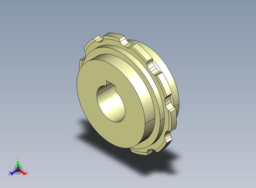 JS YS300-7-10T-R25-C1机加工主动轮