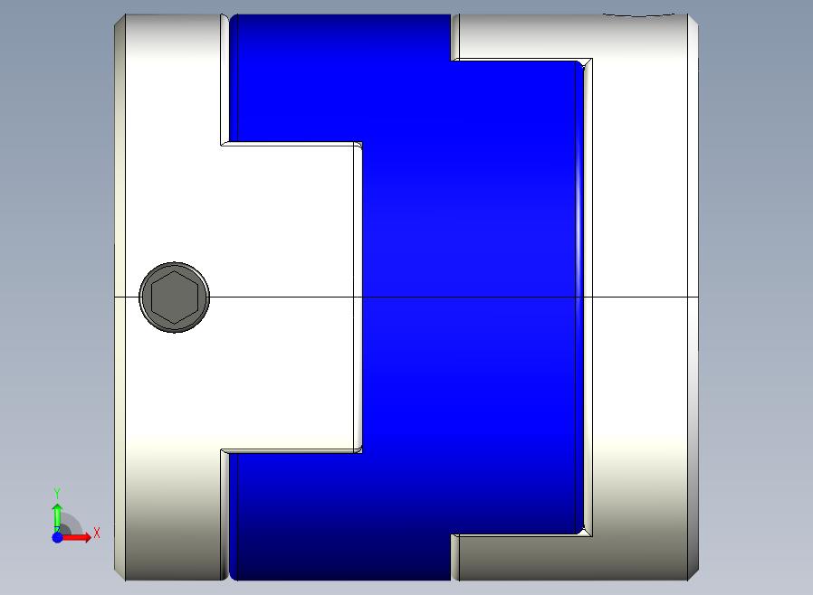 LZQ-铝合金十字滑块顶丝联轴器[LZQ-32×33-5×5]