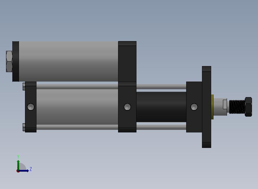 MPT-5T系列标准型[MPT-80-50-10-5T-M2-S1-0°]气压增压缸