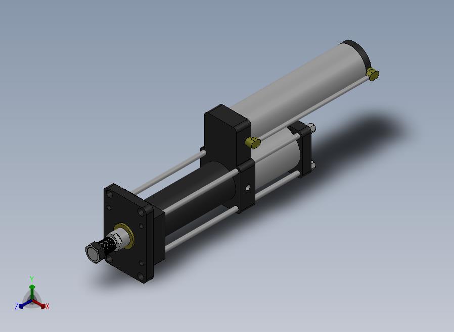 MPT-8T系列标准型[MPT-80-150-5-8T-M2-S2-0°]气压增压缸