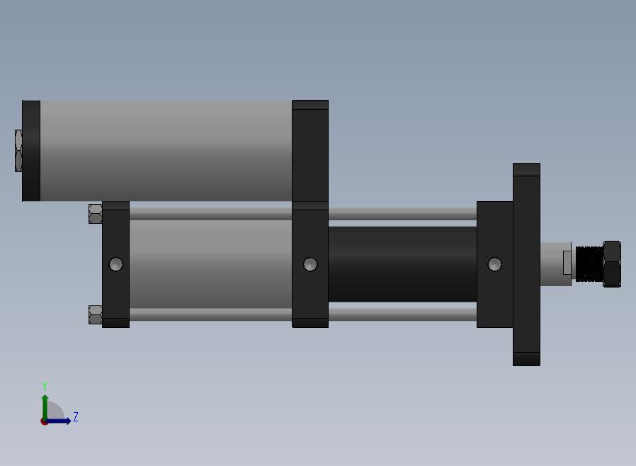 MPT-10T系列标准型[MPT-100-100-10-10T-M2-S1-0°]气压增压缸