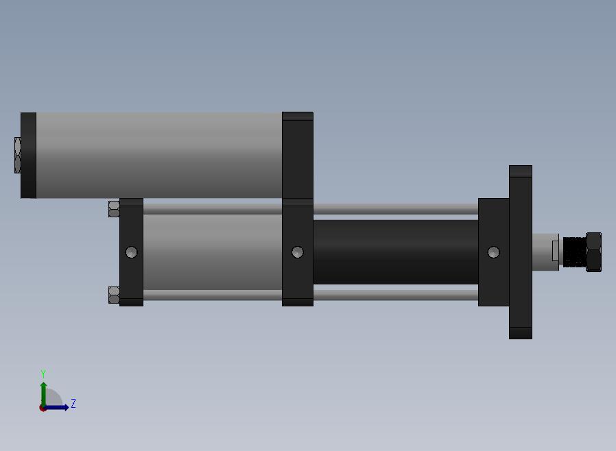 MPT-10T系列标准型[MPT-100-150-10-10T-M2-S1-0°]气压增压缸